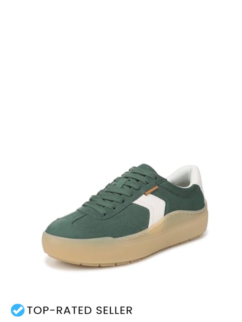 Platform Lace Up Retro Sneakers with Arch Support & Cushioned Footbed